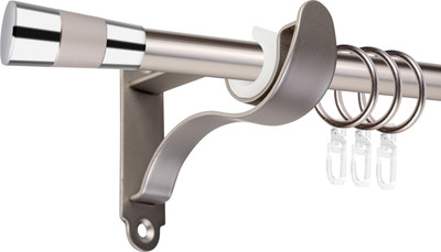 

Карниз для штор, Prime D16Г + наконечники Конус хром