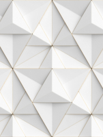 Фотообои листовые Vimala 3D Треугольники (270x200) - 