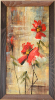 

Картина, Красные цветы 30x60 TN3499 / 431/F3