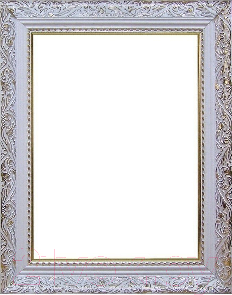 Рамка Декарт 40x50 8Л2299 (белый с золотом)