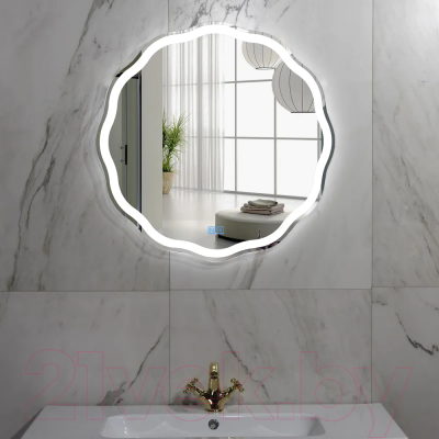 Зеркало Пекам Roma 70x70 / roma-70x70sp (с подсветкой, с сенсором на прикосновение, подогревом)