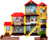 Кукольный домик Sharktoys Dream House трехэтажный / 11500008 - 