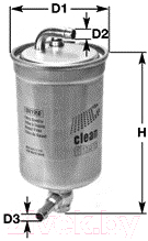

Топливный фильтр Clean Filters, DN1950
