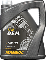 Моторное масло Mannol OEM 5W30 SN / MN7715-5 (5л) - 