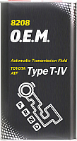 Трансмиссионное масло Mannol ATF T-IV OEM / MN8208-4ME (4л) - 
