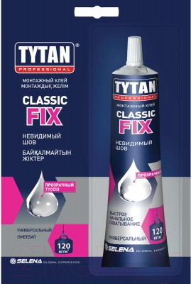 

Клей Tytan Professional, Прозрачный, Classic Fix