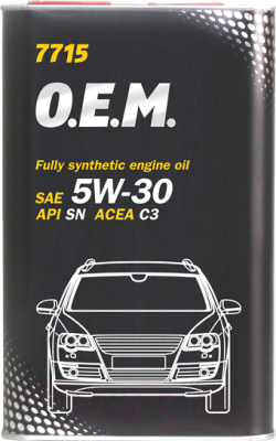 Моторное масло Mannol OEM 5W30 SN/CF / MN7715-1ME (1л)