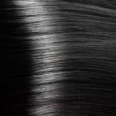 Крем-краска для волос Kapous Studio Professional с женьшенем и рисовыми протеинами 1.0 (черный)