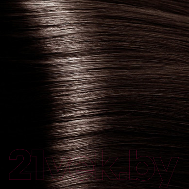 Крем-краска для волос Kapous Studio Professional с женьшенем и рисовыми протеинами 4.81 (коричнево-пепельный)
