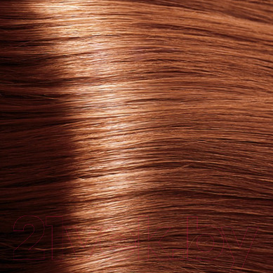 Крем-краска для волос Kapous Studio Professional с женьшенем и рисовыми протеинами 7.44 (интенсивный медный блонд)