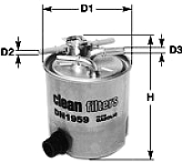 

Топливный фильтр Clean Filters, DN1943