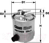 

Топливный фильтр Clean Filters, DN1943