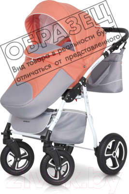 Детская универсальная коляска Riko Angelo New 3 в 1 (15/оранжевый)