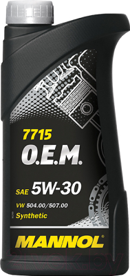 Моторное масло Mannol OEM 5W30 SN/SM/CF / MN7715-1 (1л)
