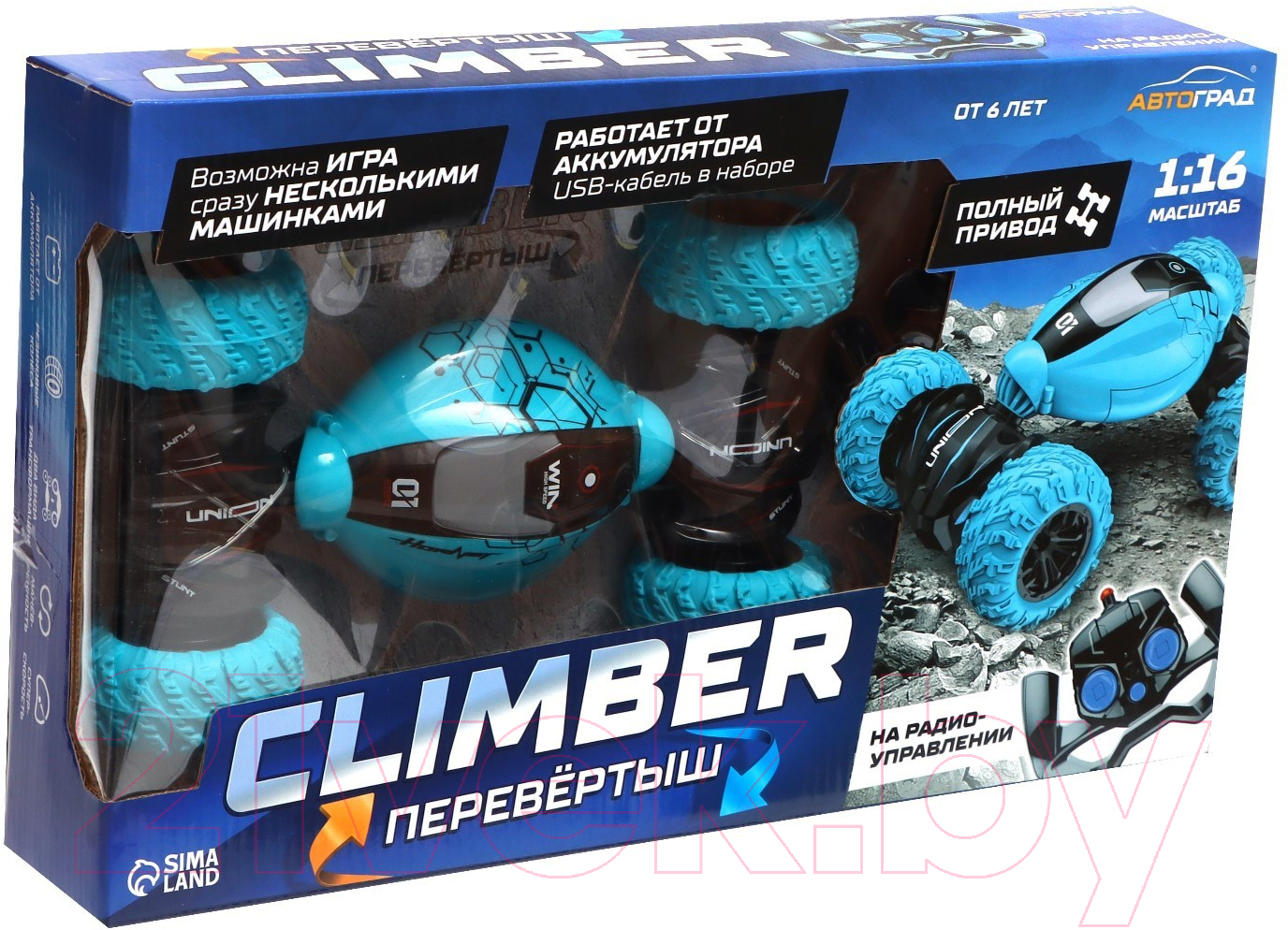 Радиоуправляемая игрушка Автоград Перевертыш Climber 7707453