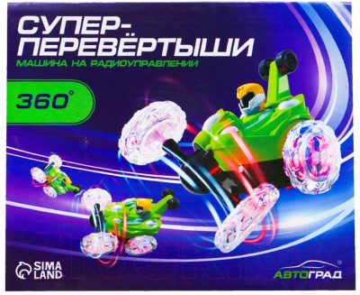 Радиоуправляемая игрушка Автоград Перевертыш Трюк / 7706963 (красный)