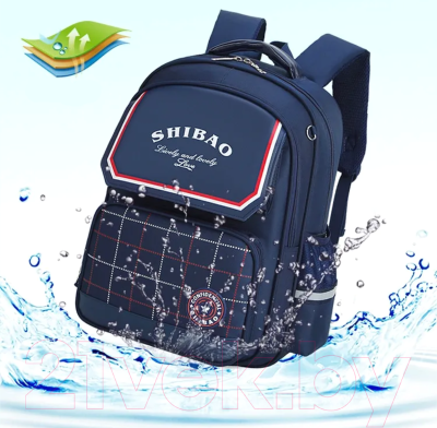 Школьный рюкзак Sharktoys 840000008 (синий)