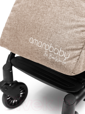 Детская прогулочная коляска Amarobaby Voyager / AB22-10VOYAGER/12 (коричневый)