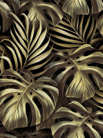 Фотообои листовые Vimala Рисованные листья 2 (270x200) - 