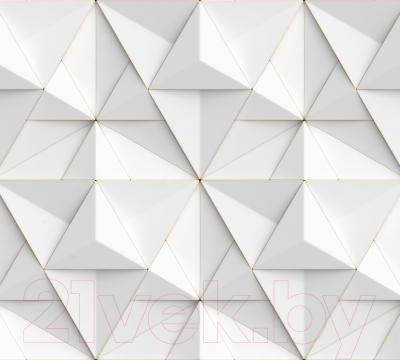 Фотообои листовые Vimala 3D Треугольники (270x300)