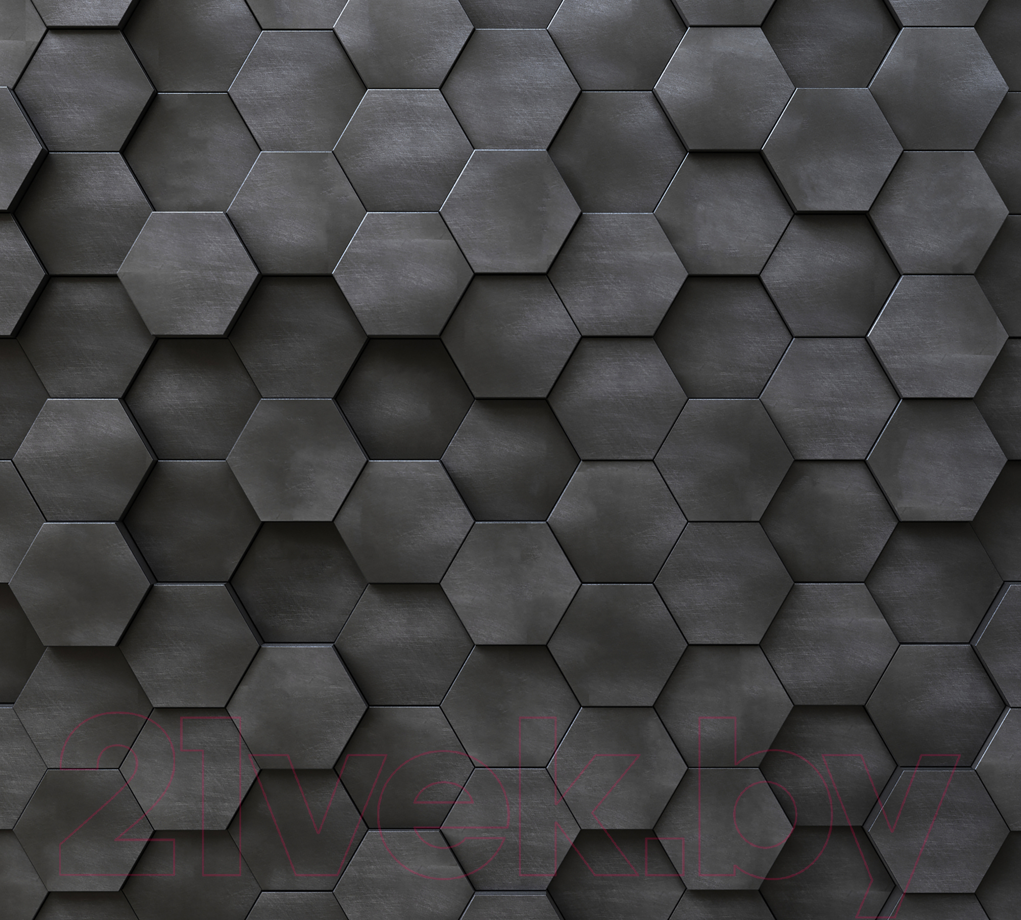 Фотообои листовые Vimala 3D Шестиугольники 2 (270x300) — фото 1