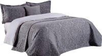 Набор текстиля для спальни Sarev Salvia Евро / Y 958 v2 K.gri/темно-серый - 
