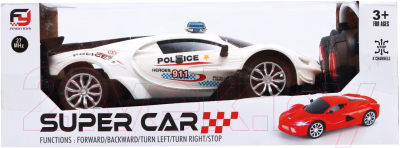 Радиоуправляемая игрушка Sima-Land Полиция 7610358 (белый)