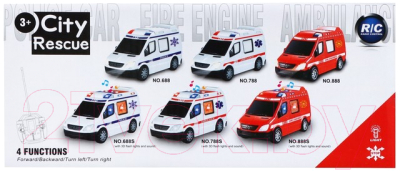 Изображение товара Радиоуправляемая игрушка Sima-Land Скорая помощь / 7610359