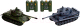 Набор радиоуправляемых игрушек Автоград Танковый бой Т34 vs Tiger / 9224883 - 