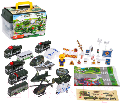 Набор игрушечной техники Автоград Военная техника / 7612806