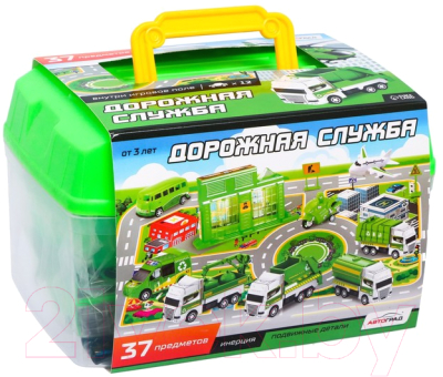 Набор игрушечной техники Автоград Дорожная служба / 7612804