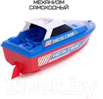 Катер игрушечный Sima-Land Морской патруль / 4321739