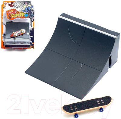 Изображение товара Игровой набор Sima-Land Пальчиковый с рампой Скейт-парк / 5480871 (микс)