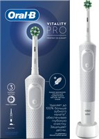 Электрическая зубная щетка Oral-B Vitality PRO D103.413.3 (белый) - 