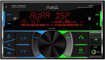 Бездисковая автомагнитола AURA AMD-782 DSP