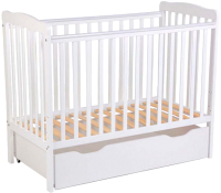 Детская кроватка Polini Kids Simple 310-02 / 0003139-04 (белый) - 