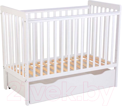 Детская кроватка Polini Kids Simple 310-03 / 0003140-04 (белый)