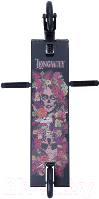 Самокат трюковый LONGWAY Santa Muerte 5.5 D (черный)