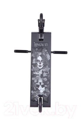 Самокат трюковый LONGWAY Santa Muerte 6.0 D (черный)