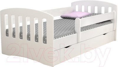 Односпальная кровать детская Мебель детям Классика 90x180 К-90