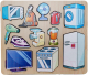 Миниатюра изображения товара Сортер Нескучные игры Рамка-вкладыш Бытовая техника / 8415/52