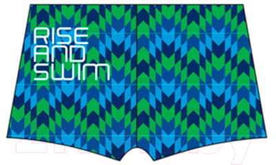 Плавки Turbo Boxer Full Printed Men Rise And Swim Print / 73017116-0099 (р-р 38)