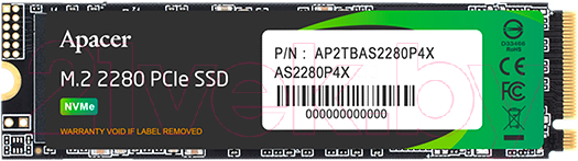 SSD диск Apacer 1TB (AP1TBAS2280P4X-1)