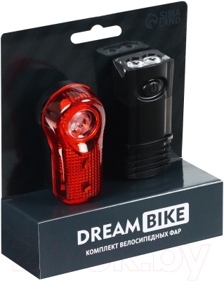 Набор фонарей для велосипеда Dream Bike JY-7045+JY-173 / 7305381