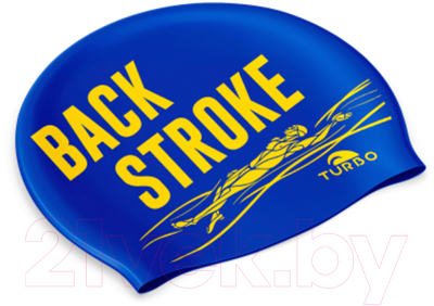 Шапочка для плавания Turbo Silicone Cap Suede Back Stroke / 9702146-0006