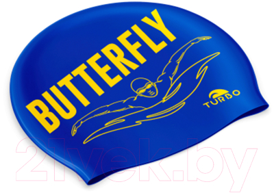 Шапочка для плавания Turbo Silicone Cap 'Suede Butterfly / 9702145-0006