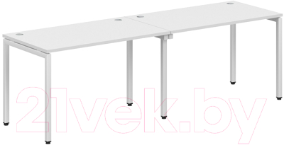 Письменный стол Skyland Xten-S XWST 2470 (белый/белый)