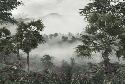 Фотообои листовые Vimala Тропические джунгли (270x300)