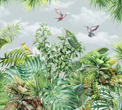 Фотообои листовые Vimala Тропические джунгли 5 (270x300)