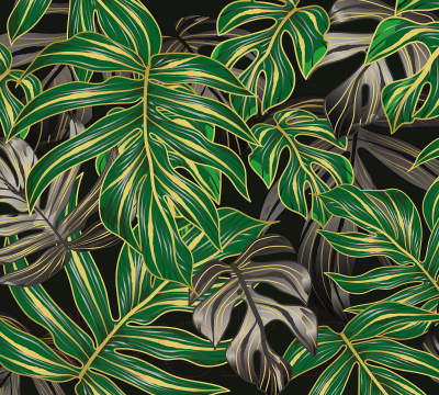Фотообои листовые Vimala Векторные листья 7 (270x300)